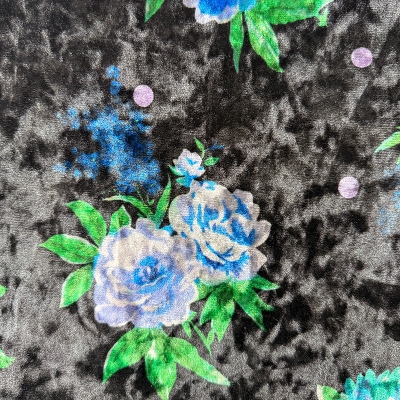 NO5003 Imitatio Acetate Square Velvet Fabric