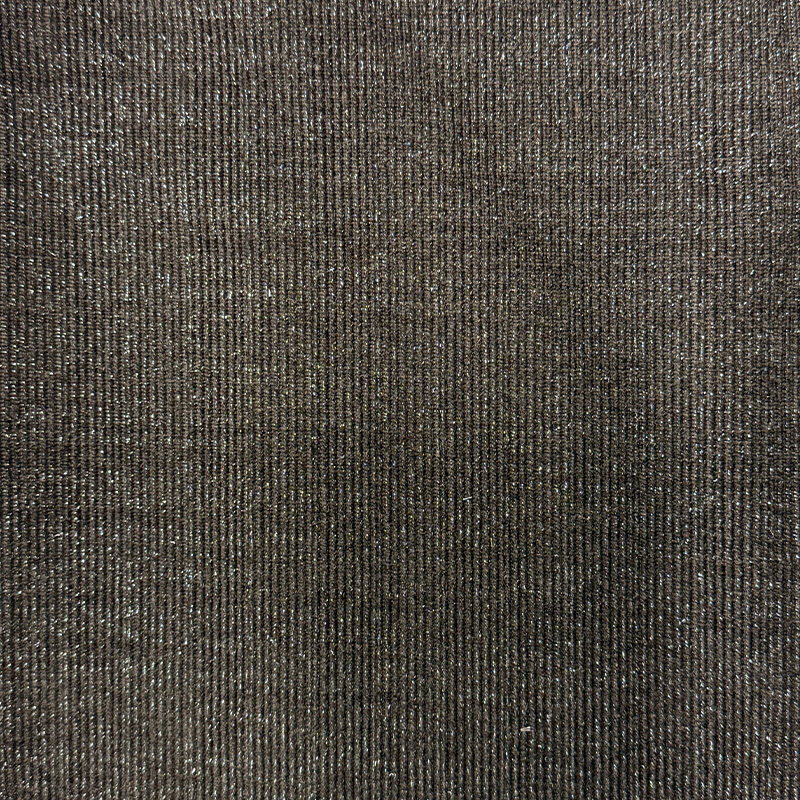 NO6110 Argentum Fila Europaea Cotton Velvet Fabric