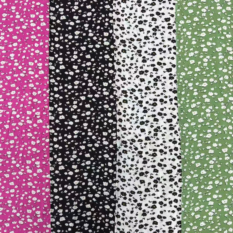 45S Typis Rayon Fabric - Small Floralibus