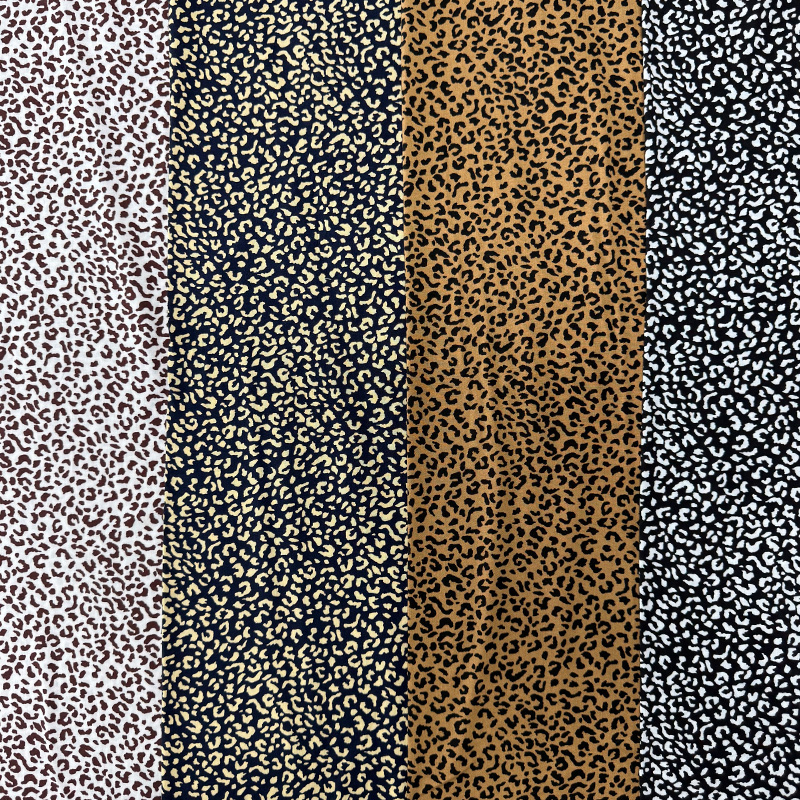 45S Typis Rayon Fabric - Parvus Pardus Print